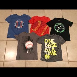 Boys Baseball Shirt Lot - Size 5
